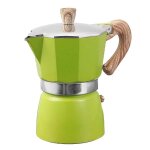 Machine a café moka italienne en aluminium, expresso, filtre, poêle, 3 tasses Machine a café moka italienne en aluminium, expresso, filtre, poêle, 3 tasses