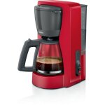 Machine � caf� bosch tka2m114 - 1200 w - 1, 25 l - rouge profond