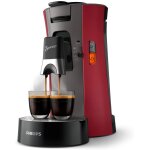 Machine a café a dosettes 1450w rouge noir Machine a café a dosettes 1450w rouge noir