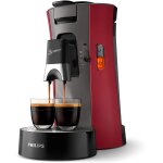 Machine a caf dosettes senseo rouge noir