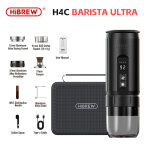 Machine � caf� expresso portable hibrew h4c - compatible nespresso, dosettes moulu, pour voiture, maison ...