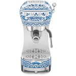 Machine � caf� expresso ann�es 50 smeg ecf02dgbeu blu mediterraneo
