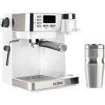 Machine a caf multifonction 3 en 1 de 20 bars 850w blanc gris