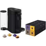 Machine � caf� nespresso delonghi vertuo plus noir mat bundle env 150 bm + 52 capsules offertes