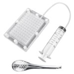 Machine a caviar de cuisine a 100 trous, kit de gadgets, filtre de caviar, filtre a sauce, sph�re compte ...