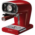 Machine a expresso de 0, 9l rtro de 15 bars 900w rouge