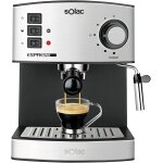 Machine a expresso de 1, 2l de 19 bars 850w gris noir