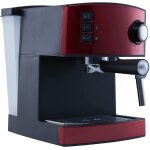 Machine a expresso de 15 bars 850w rouge noir
