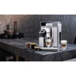 Machine � expresso automatique avec broyeur connect� pour caf� en grains et moulu 1450w gris noir