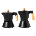 Machine a expresso a induction en aluminium, cafeti�re moka pour caf� cors� complet