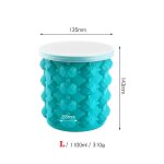 Machine a gla�ons en silicone, cube de glace, plateau avec couvercle, seau portable, refroidisseur de ...