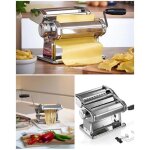 Machine  ptes manuelle - laminoir - acier inoxydable - 9 positions - 6 pices machine  ravioli et ...