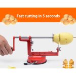 Machine a pommes de terre trancheuse de pommes de terre de coupe rotative de lame durable pomme manger ...