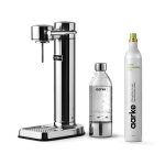 Machine � soda et eau gazeuse aarke pack carbonator 3 inox + co2