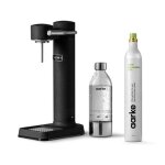 Machine � soda et eau gazeuse aarke pack carbonator 3 noir mat co2