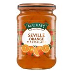 Mackays confiture d'orange am�re traditionnelle, marmelade artisanale, saveur authentique, pot 340g
