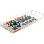Macom 836 support de capsule de caf� bois transparent