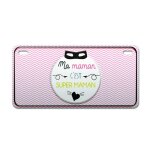 Magnet ma maman c'est super maman en métal Magnet ma maman c'est super maman en métal