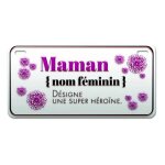 Magnet maman nom f�minin. . . en m�tal