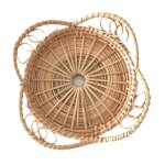 Fait a la main set de table en rotin tapis de table tiss� sous - verre tasse de vigne matplace tapis ...