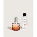 Maison berger - coffret lampe berger spirale rose ambr� - orange