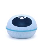 Maison en feutre elpour chat, sac de couchage avec coussin de accent, poignées en coquille d'oeuf, amovible, ... Maison en feutre elpour chat, sac de couchage avec coussin de accent, poignées en coquille d'oeuf, amovible, ...