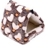Maison pour hamster, lit chaud pour l'hiver, hamac, jouet, cabane pour cochon d'inde