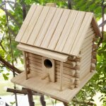Maison d'oiseaux murale, nid en bois, dox, bo�te a oiseaux, cage, d�coration, ornement de jardin