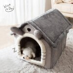 Maisons pliantes pour chiens et chats de petite et moyenne taille, matelas, produits pour animaux de ...