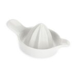 Absolument maison - presse - agrumes en porcelaine - 13 cm - blanc - blanc