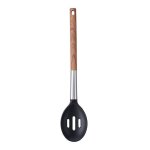 Manche en bois imitation 10 pices ensemble ustensiles de cuisine en nylon pole antiadhsive spatule ...