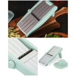 Mandoline 3 en 1 - 3 lames en acier inoxydable