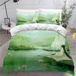 Manga fille housse de couette x imprim�� d peinture de paysage parure de lit personnes ado fille enfants ...