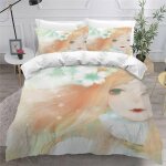 Manga fille housse de couette x imprim�� d style chinois parure de lit personnes ado fille enfants microfibre ...