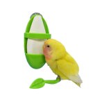 Mangeoires pour animaux de compagnie, perroquets, seiche, os, r�cipient alimentaire en plastique, support ...