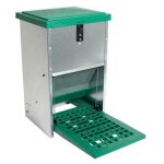 Mangeoire anti - nuisibles 8 kg pour 4 poules