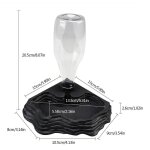 Mangeoire a eau automatique pour reptiles, bol de distribution d'eau, terrarium, cascade, fontaine a ...