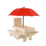 Mangeoire a ecureuil durable, table de pique - nique d'int�rieur et d'ext�rieur, animaux mignons, outils ...