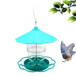 Mangeoires d'extrieur pour oiseaux sauvages, mangeoire automatique de grande capacit pour l'alimentation ...