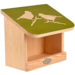 Mangeoire murale pour oiseaux pochoir