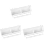 Mangeoire a oiseaux pour cage 3 pcs abreuvoir pour oiseaux bol a mangeoire pour cage bol d'eau en plastique ...