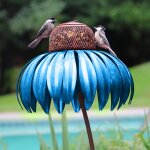 Mangeoire a oiseaux en forme de cône rose, décoration d'extérieur, fenêtre, fleur de jardin, résistant ... Mangeoire a oiseaux en forme de cône rose, décoration d'extérieur, fenêtre, fleur de jardin, résistant ...