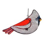 Mangeoire a oiseaux sauvage en mtal, etanche, coupe - vent, type d'animaux suspendus, dcor de jardin ...