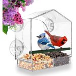 Mangeoire a oiseaux suspendue pour l'ext�rieur - 21. 5 * 20. 5 * 10cm - mangeoire a oiseaux de grande ...