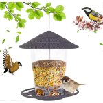 Mangeoire a oiseaux suspendue lanterne - station alimentation avec toit - jardin ext�rieur