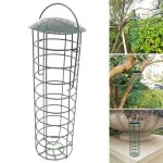 Mangeoire a oiseaux suspendue en m�tal, pour l'ext�rieur, en forme d'oiseau sauvage, en graines d'arachides, ...