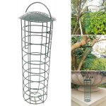 Mangeoire a oiseaux suspendue en m�tal, pour l'ext�rieur, en forme d'oiseau sauvage, en graines d'arachides, ...