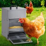 Mangeoire a pdale pour poules distributeur automatique 5 kg anti - nuisibles