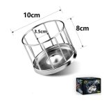 Mangeoire a tortue en acier inoxydable 304, alimentation pour animaux de compagnie, distributeur de nourriture ... Mangeoire a tortue en acier inoxydable 304, alimentation pour animaux de compagnie, distributeur de nourriture ...