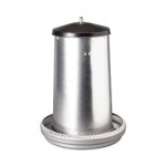 Mangeoire volaille a tr�mie m�tal de 5, 18 ou 40 kg